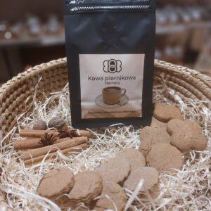 Kawa piernikowa ziarnista.